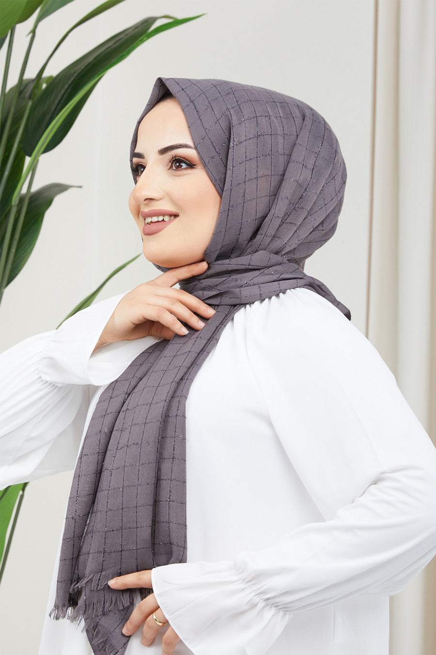 Small Squares Turkish Hijab +