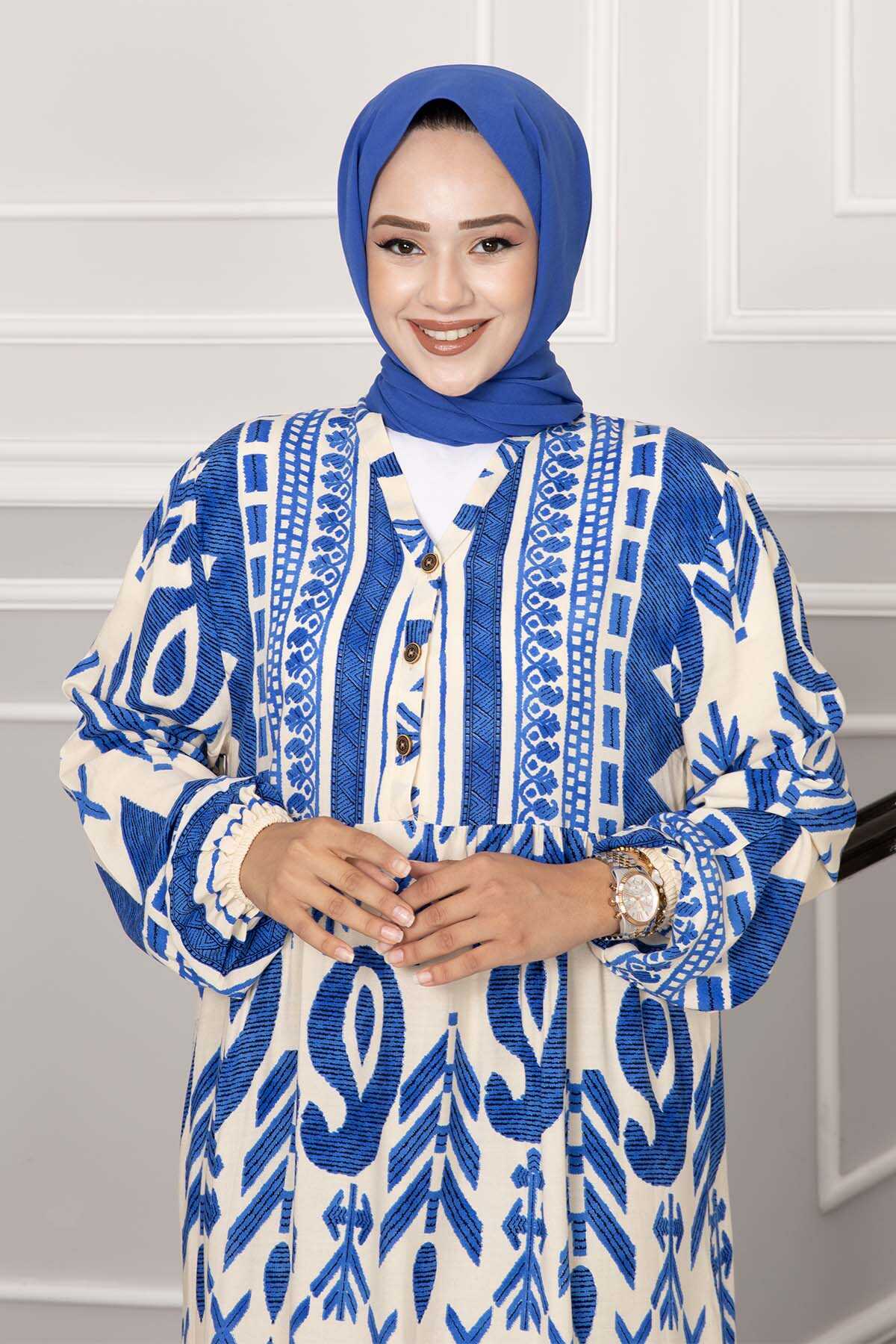 Geometric Printed Dress