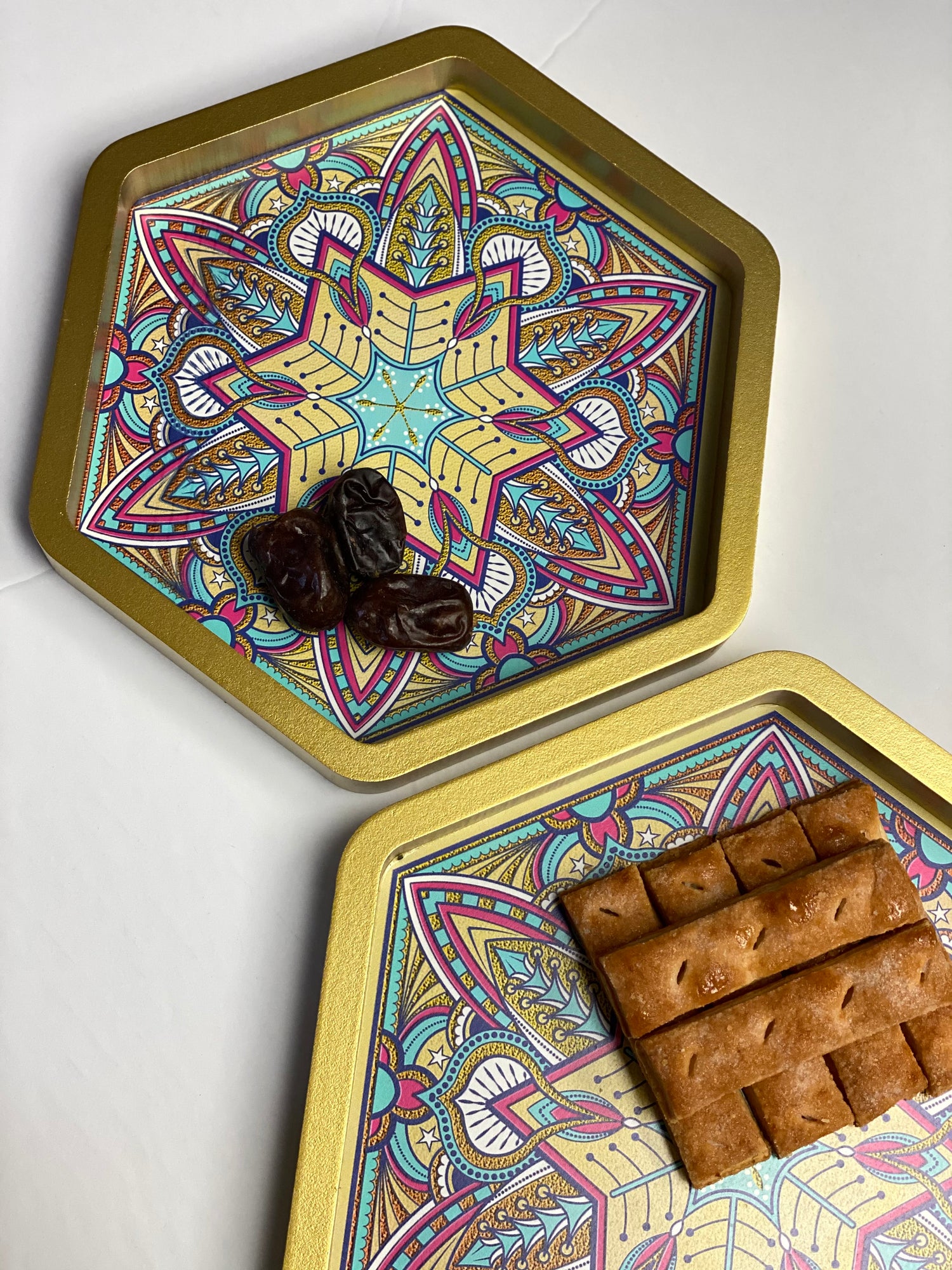 Hexagon Shaped Trays - Chaddors