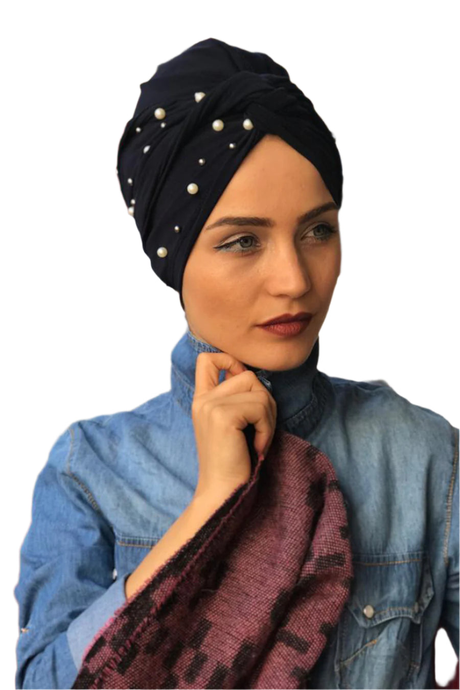 Pearls Solid Turbans - Chaddors