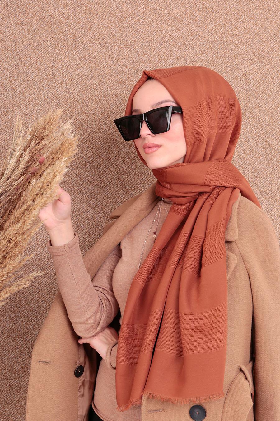 Mesh Solid Turkish Hijab + - Chaddors