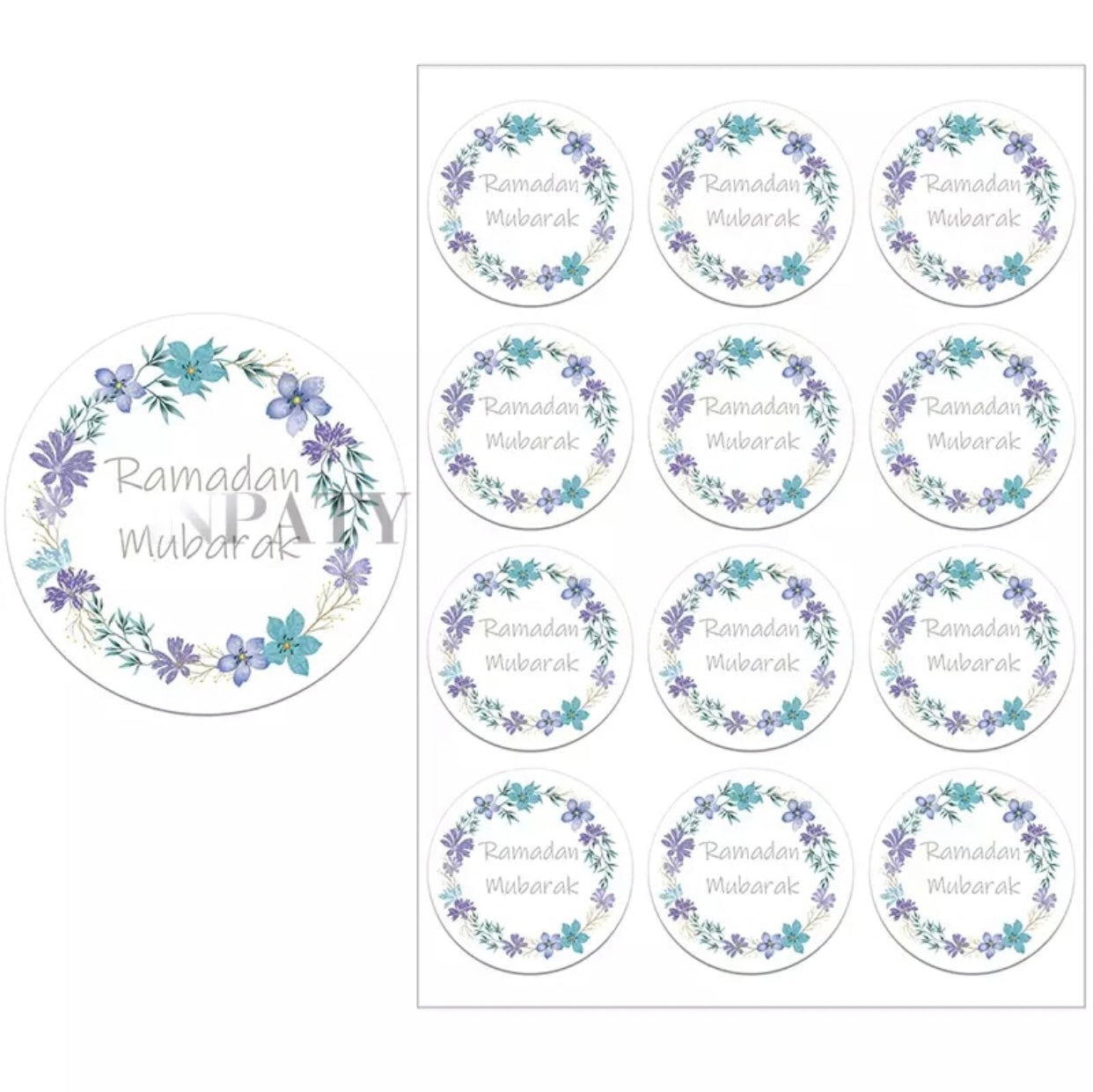 New Ramadan Mubarak Sticker Sheets