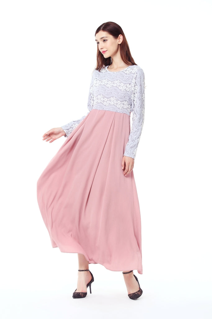 Elegant Lace Dress - Chaddors