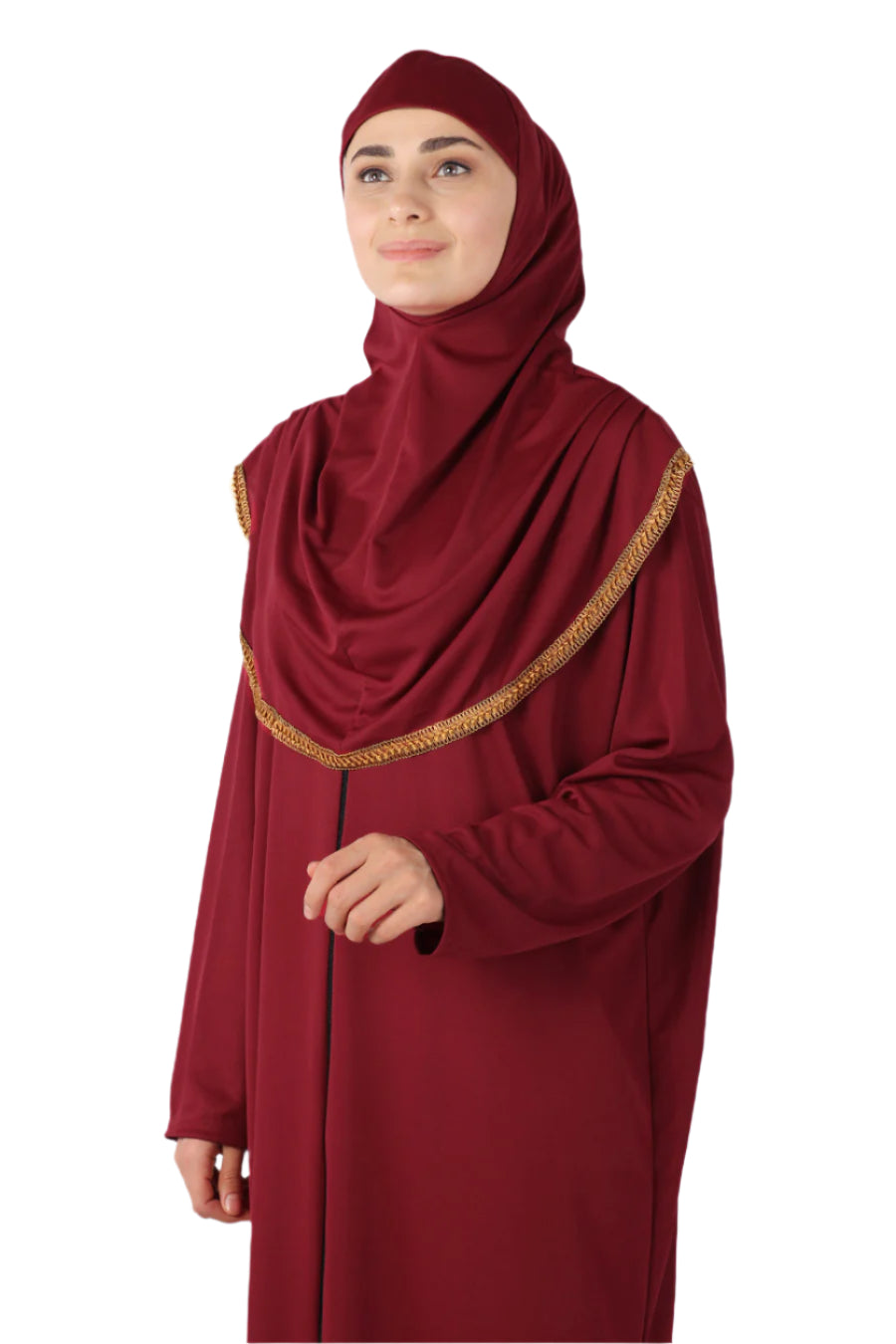 Rouge Zipper Turkish Prayer Dress