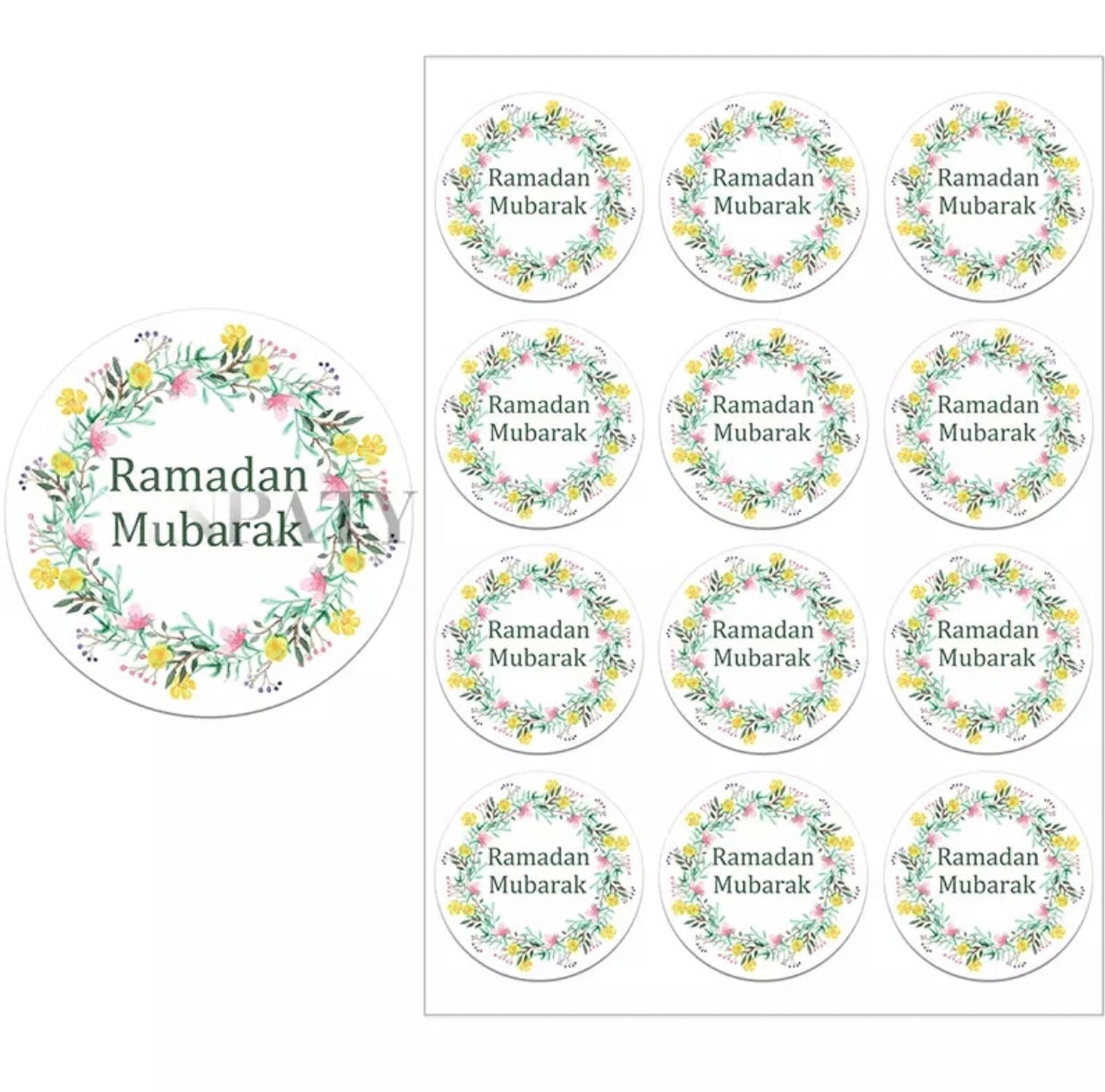 New Ramadan Mubarak Sticker Sheet