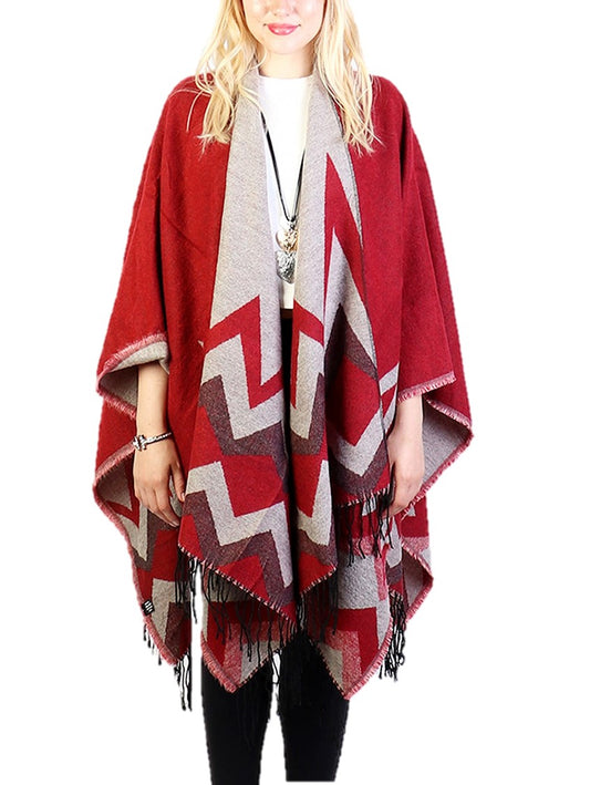Red Chevron Cape