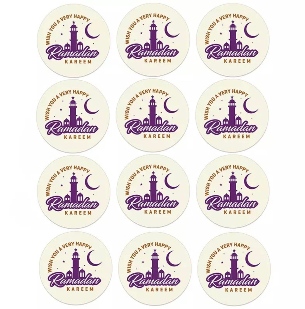 New Ramadan Mubarak Sticker Sheets