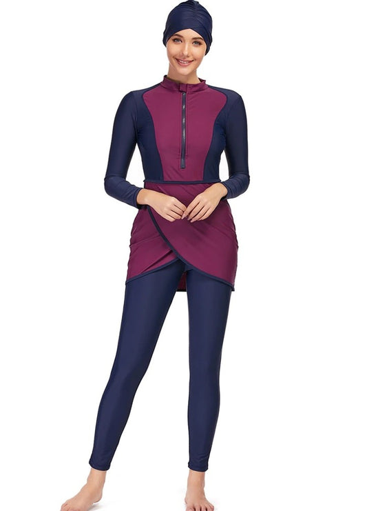 Navy and Pink Burkini