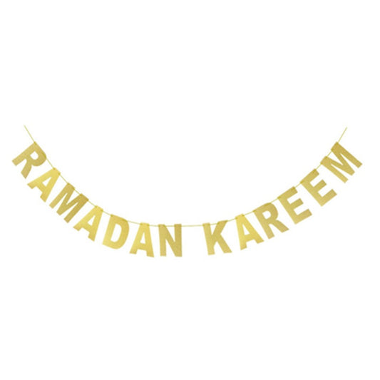 Golden Ramadan Kareem Banner - Chaddors