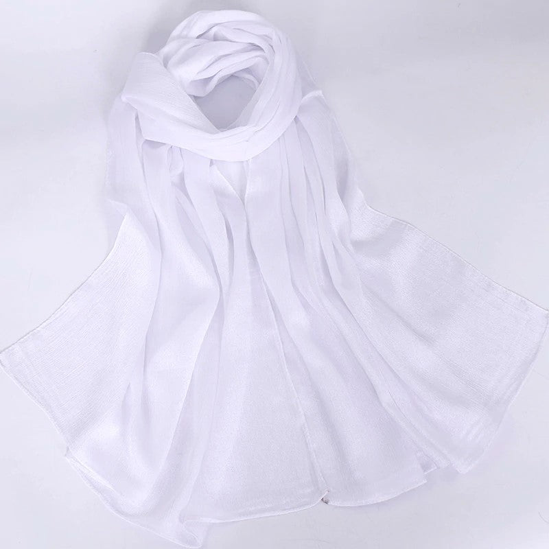 Silk Solid Hijabs + - Chaddors