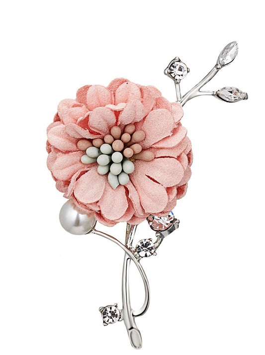 Peach Flower Brooch