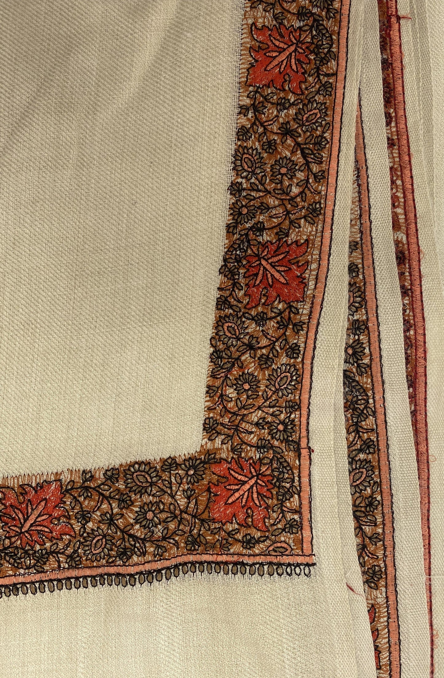 Imaan Pure Pashmina Embroidered Shawl