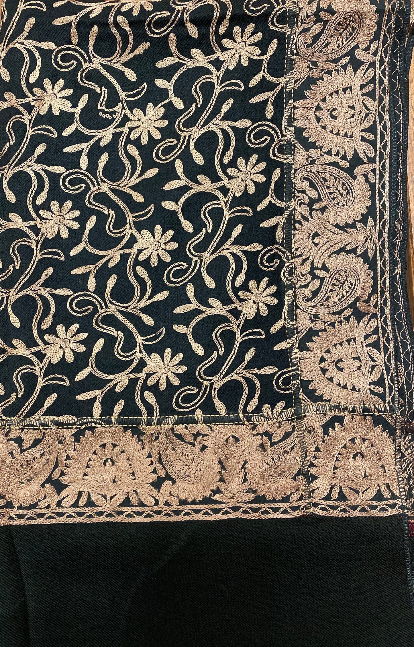 Hina Pure Pashmina Embroidered Shawl