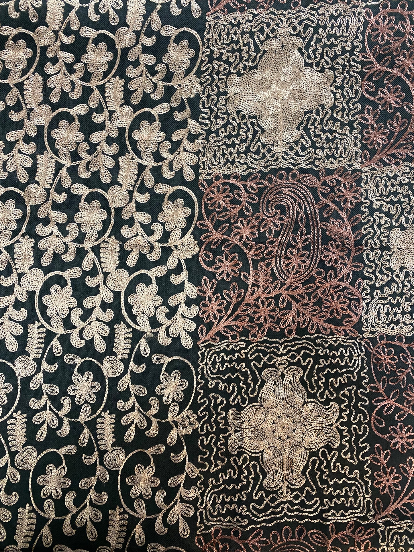 Lubna Pure Pashmina Embroidered Shawl