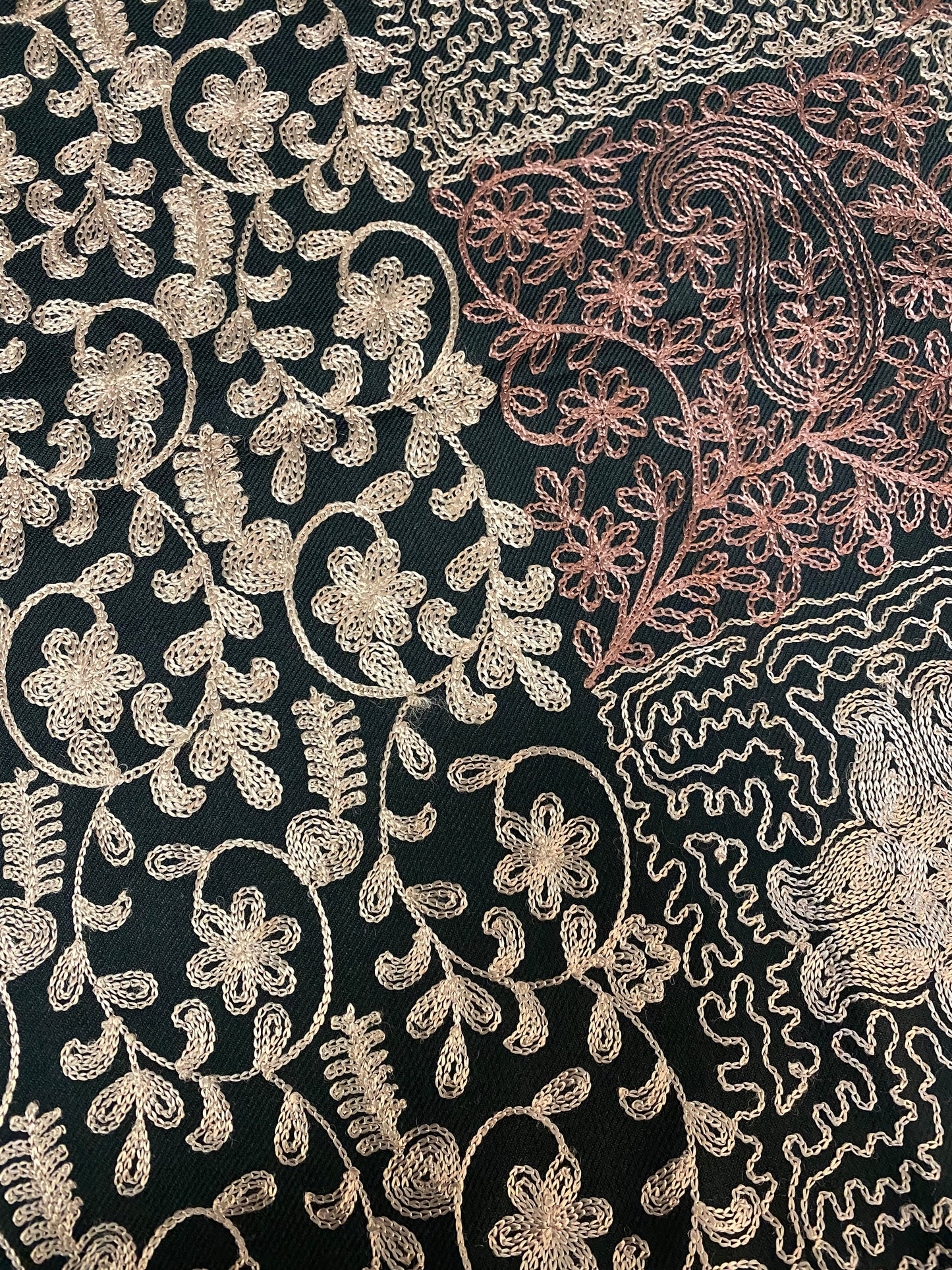 Lubna Pure Pashmina Embroidered Shawl