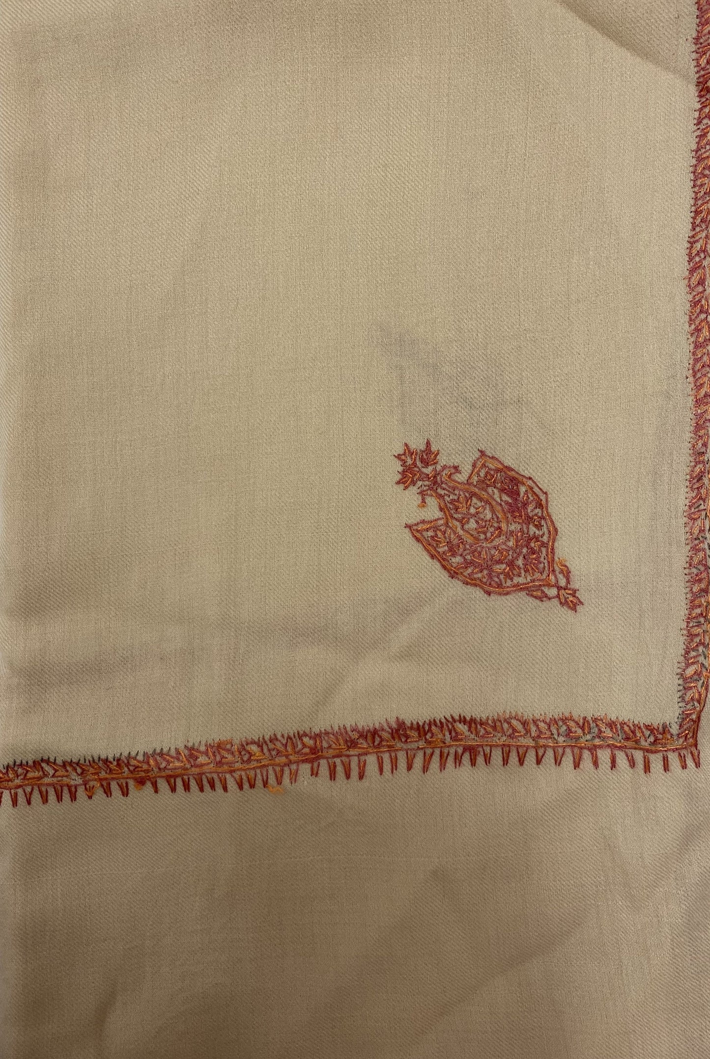 Tooba Pure Pashmina Embroidered Shawl - Chaddors