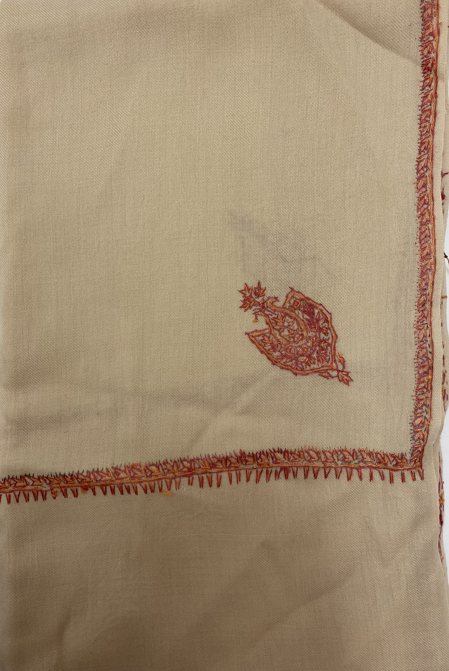 Tooba Pure Pashmina Embroidered Shawl - Chaddors