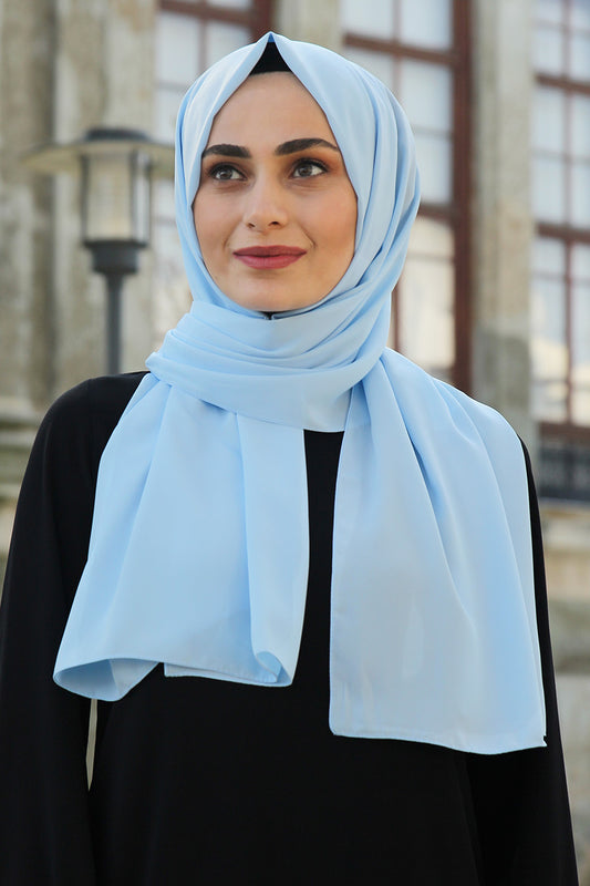 Baby Blue Medina Silk Hijab