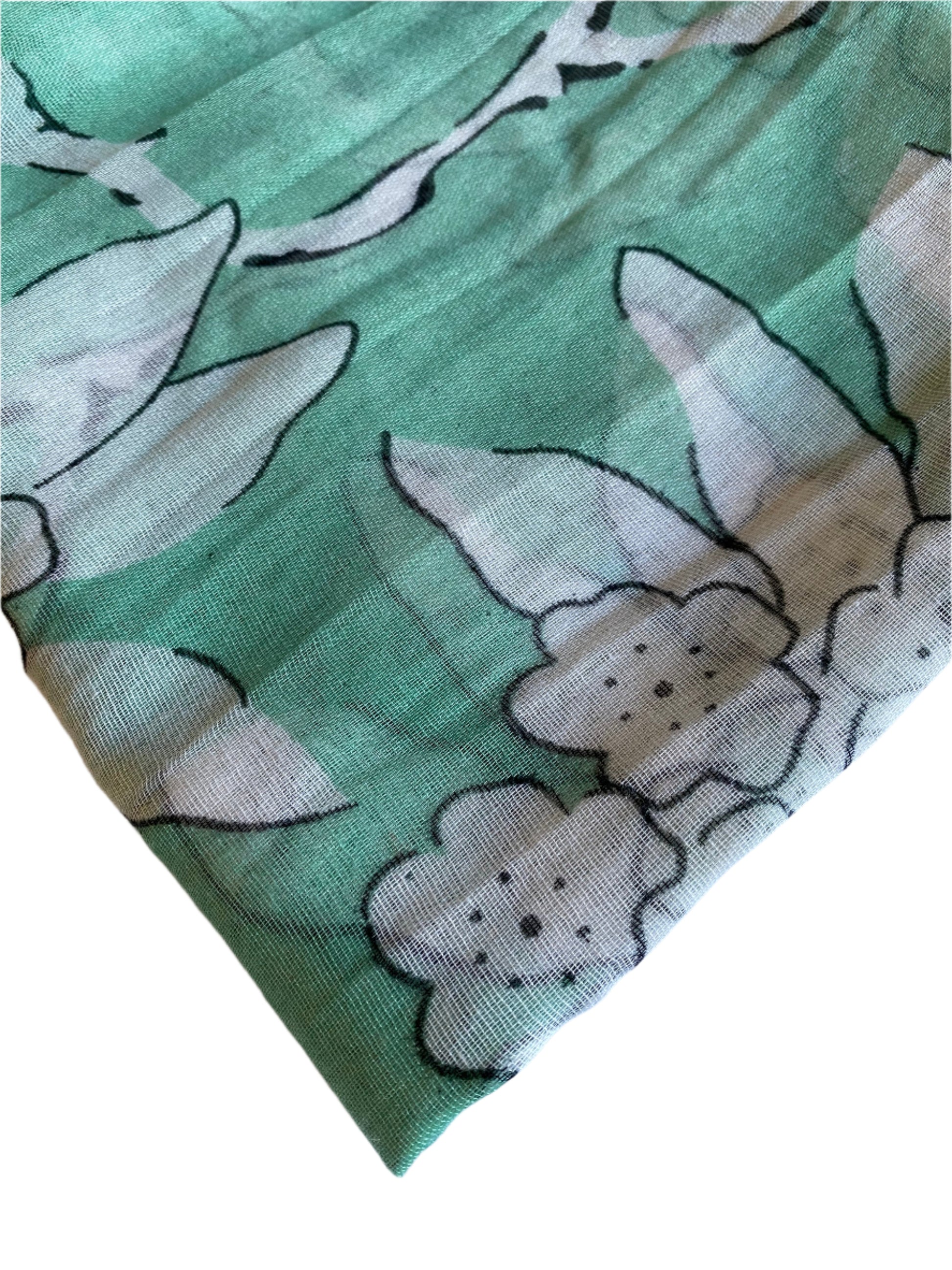 Summer Green Viscose Printed - Chaddors