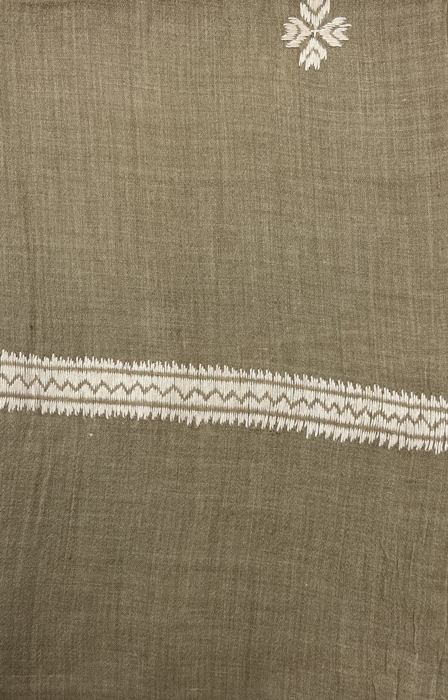 Hand Embroidered Wool Scarves