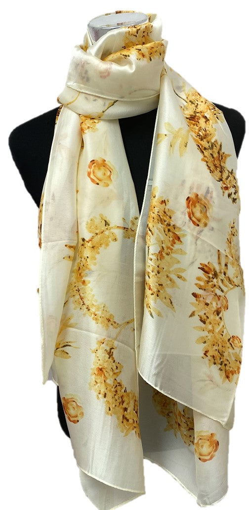 Sun Flower Silk Scarf