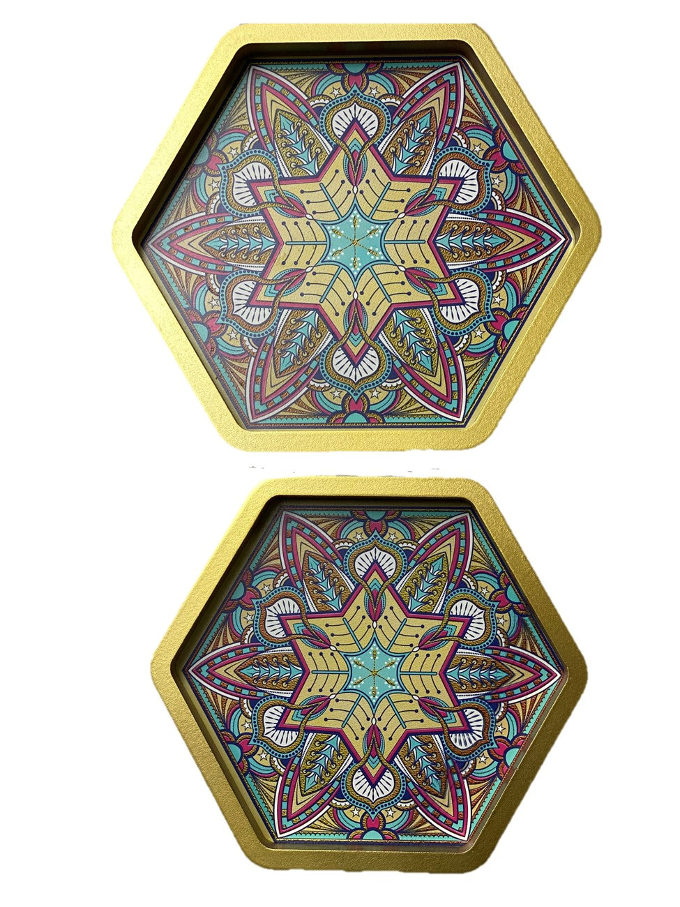 Hexagon Shaped Trays - Chaddors