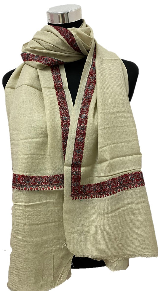 Sand Embroidered Pashmina