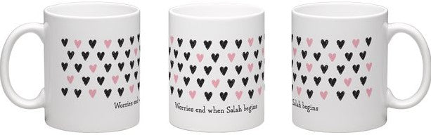 Worries End when Salah Begins Mug - Chaddors