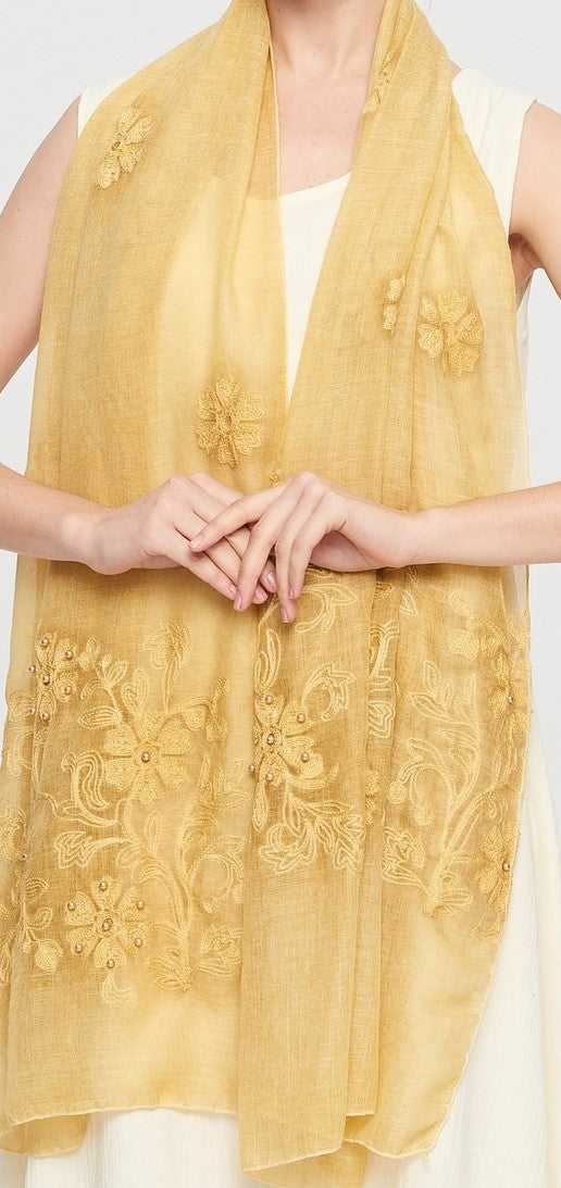 Self Embroidered Hijab + - Chaddors
