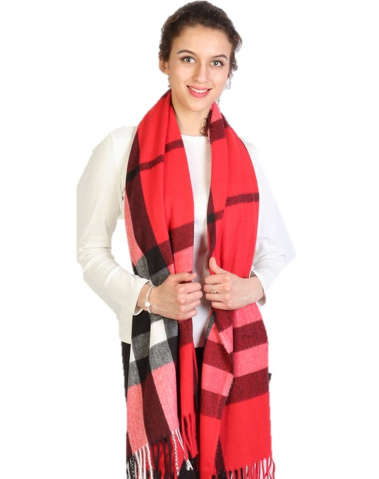 Red Cashmere Plaid - Chaddors