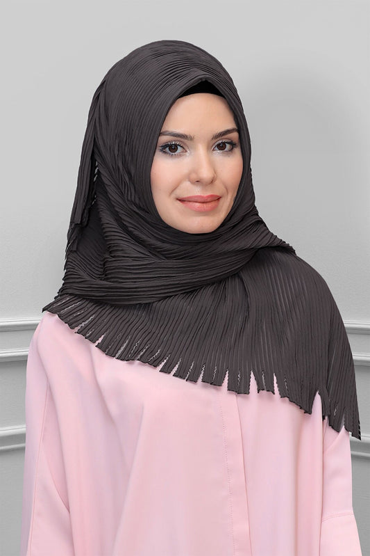 Dark Beige Made Up Hijabs