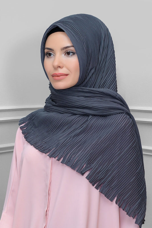 Gray Made Up Hijabs - Chaddors