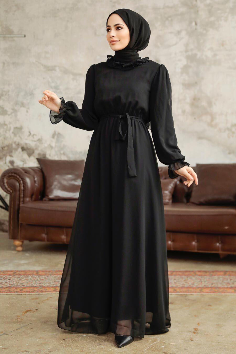 Black Turkish Dress