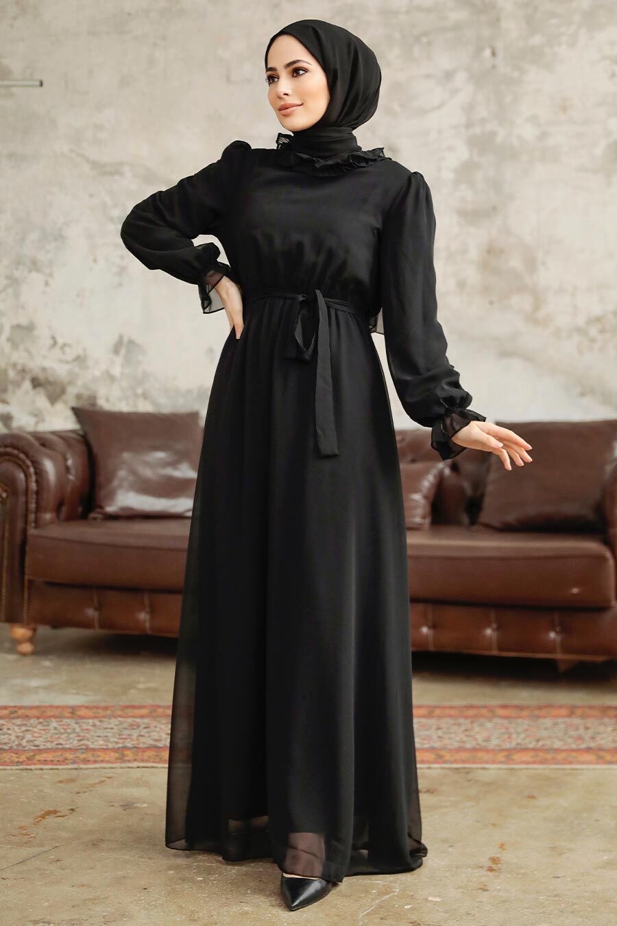 Black Turkish Dress