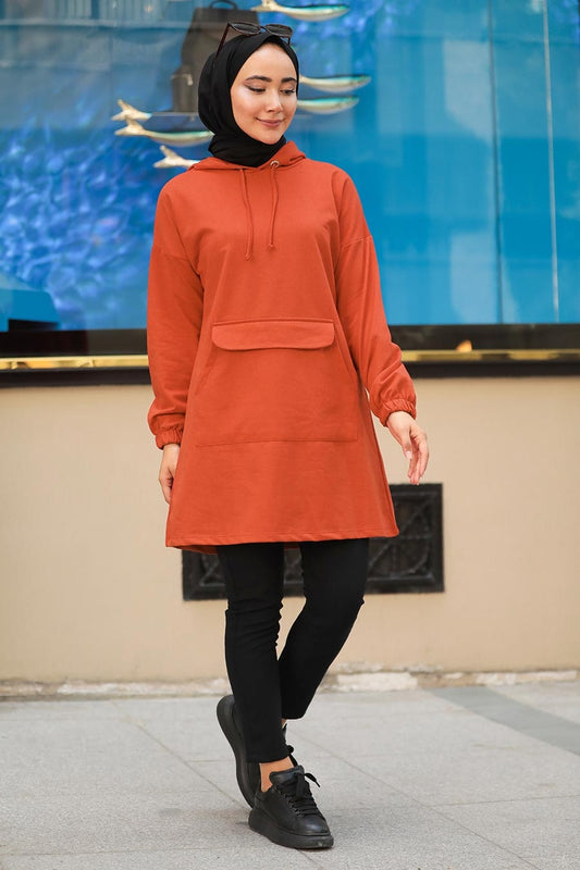 Rust Turkish Sweatshirt - Chaddors