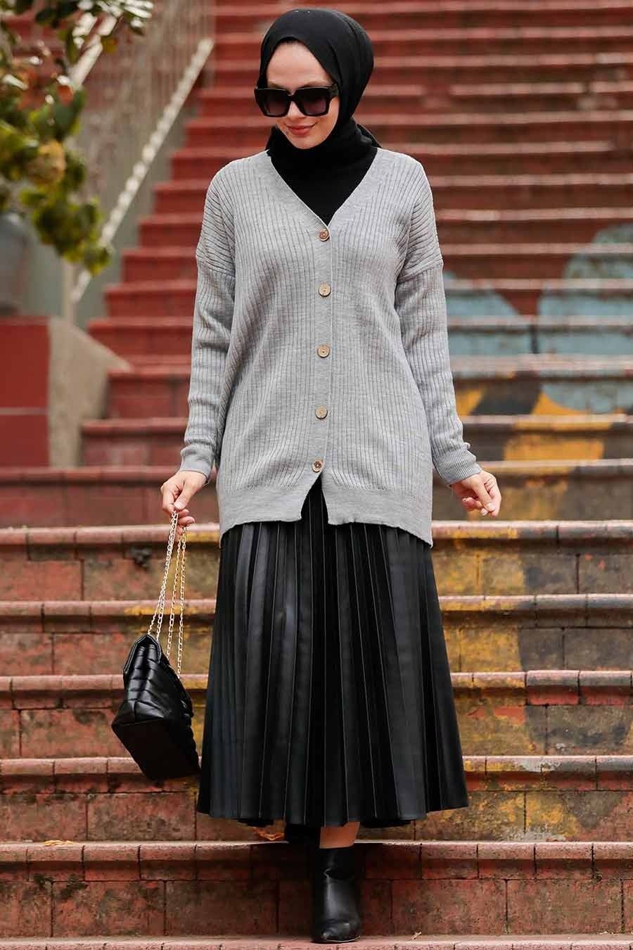 Ribbed Cardigans + - Chaddors