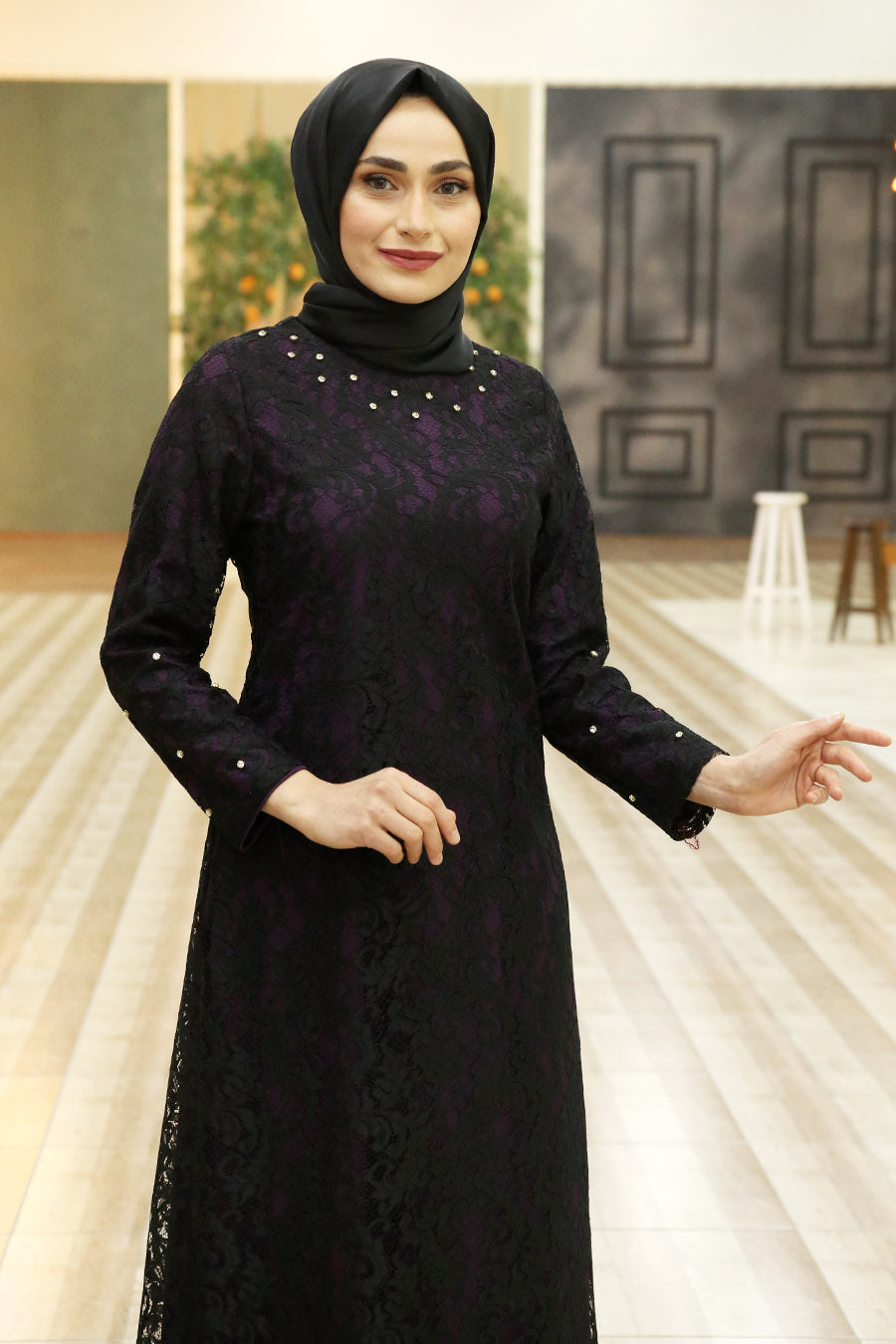 Hina Lace Turkish Dress