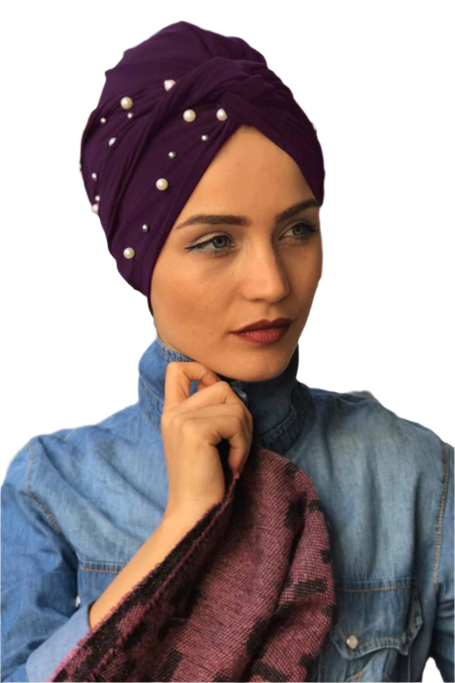 Pearls Solid Turbans - Chaddors